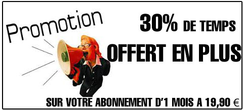 OFFRE SPECIALE FRANCE TURF 1 MOIS + 10 JOURS OFFERTS : 19,90 € soit 0,48 €/jour - PAIEMENT PAYPAL CB ou BLUEPAID (BLUEPAID ne fonctionne pas en Afrique)
