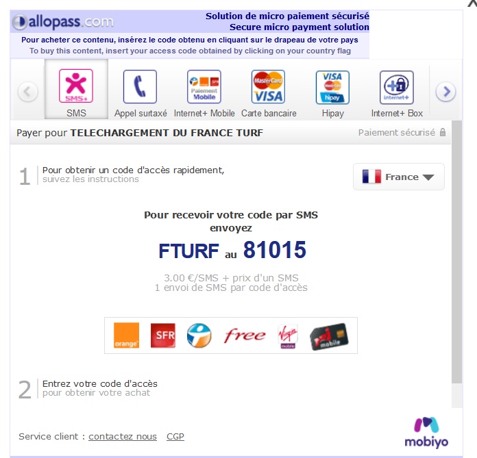 ALLOPASS à la JOURNEE ! ALLOPASS à la JOURNEE !