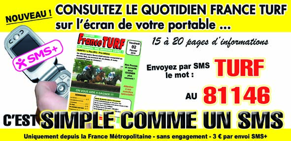OU SOUSCRIVEZ A L'ABONNEMENT SMS OUVERT A TOUS ! CLIQUEZ ICI