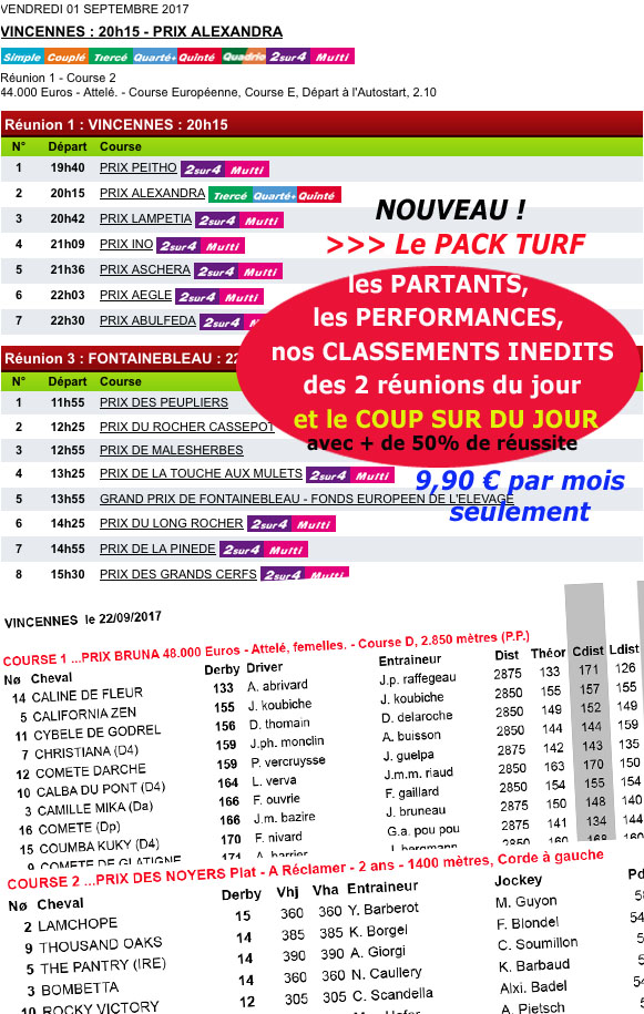 NOUVEL ABONNEMENT ! Le PACK PRO à 0,32 € PAR JOUR SEULEMENT !
